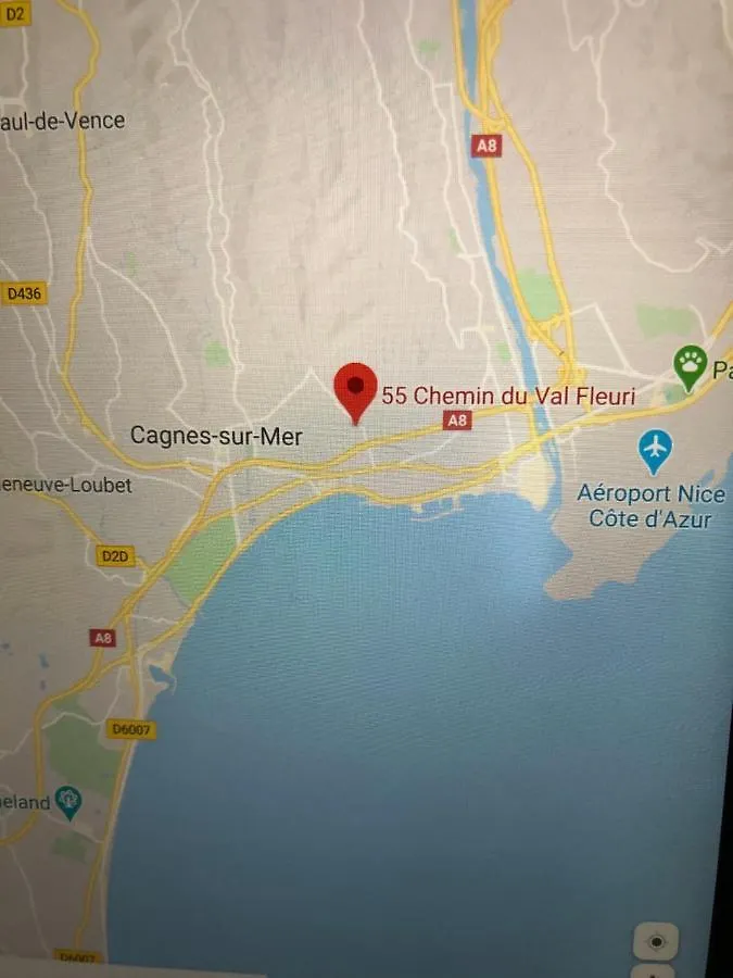 Nocleg ze śniadaniem Villa C3 Arthur Rimbaub Chambre D'Hote Piscine Proche Mer Plage 600M Cagnes-sur-Mer