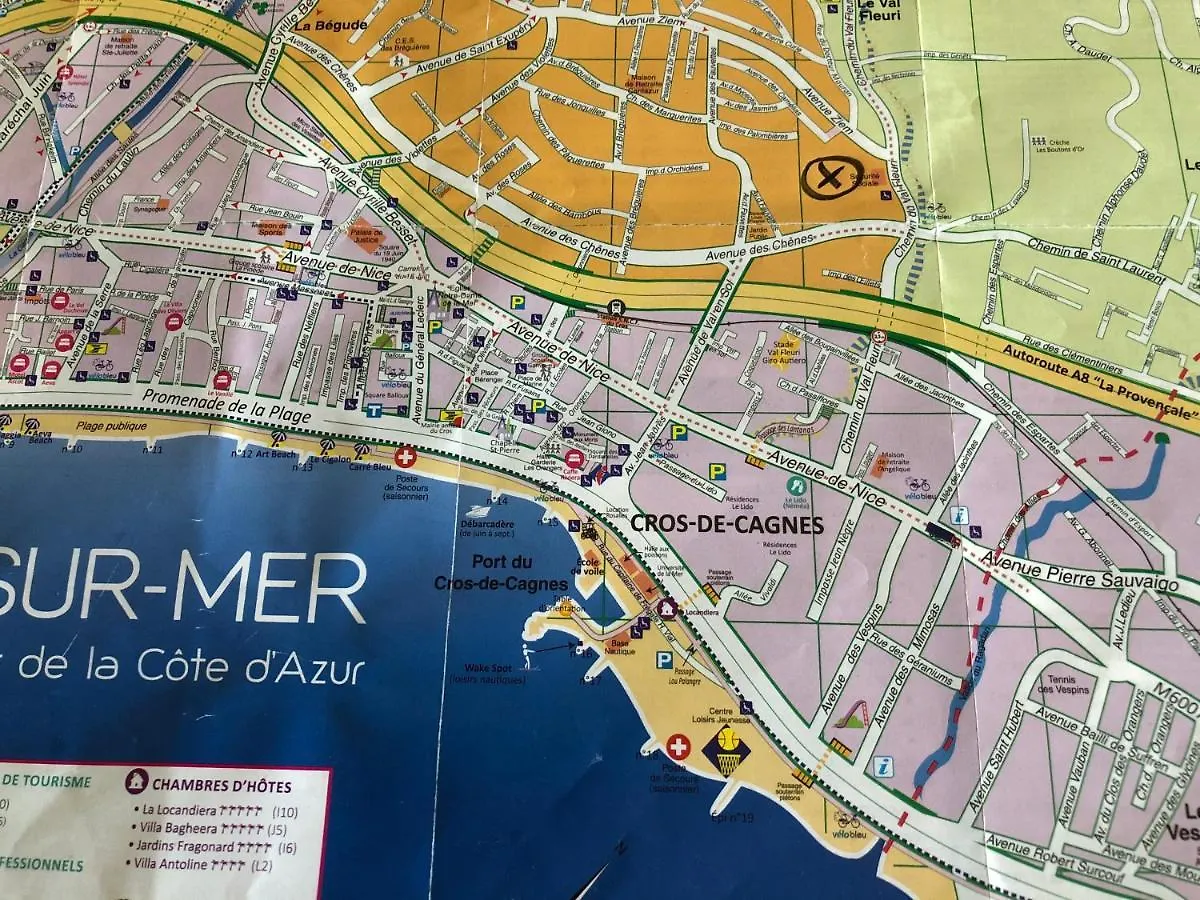Nocleg ze śniadaniem Villa C3 Arthur Rimbaub Chambre D'Hote Piscine Proche Mer Plage 600M Cagnes-sur-Mer